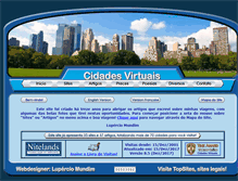 Tablet Screenshot of cidadesvirtuais.net